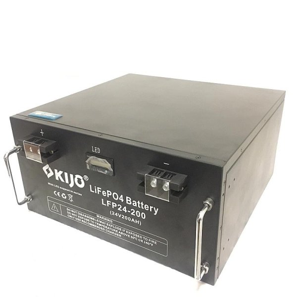 Акумулятор Kijo Battery FePO4-24V200Ah Lithium Iron Phosphate (WITH LED) фото