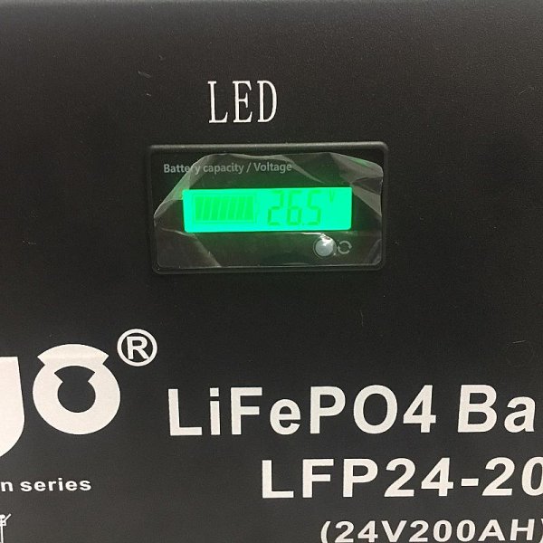Акумулятор Kijo Battery FePO4-24V200Ah Lithium Iron Phosphate (WITH LED) фото №6