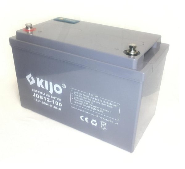 Аккумулятор гелевый Kijo Battery JDG12-100 12V 100Ah GEL фото