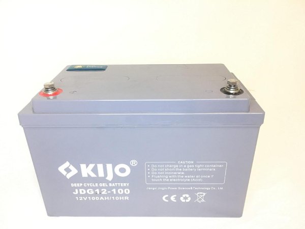 Аккумулятор гелевый Kijo Battery JDG12-100 12V 100Ah GEL фото №2