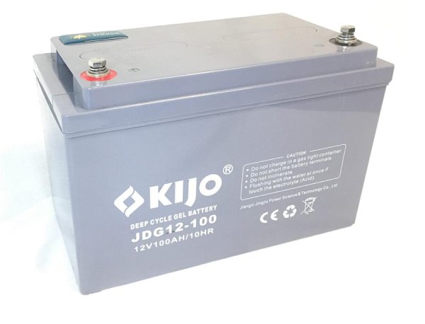 Аккумулятор гелевый Kijo Battery JDG12-100 12V 100Ah GEL фото №5