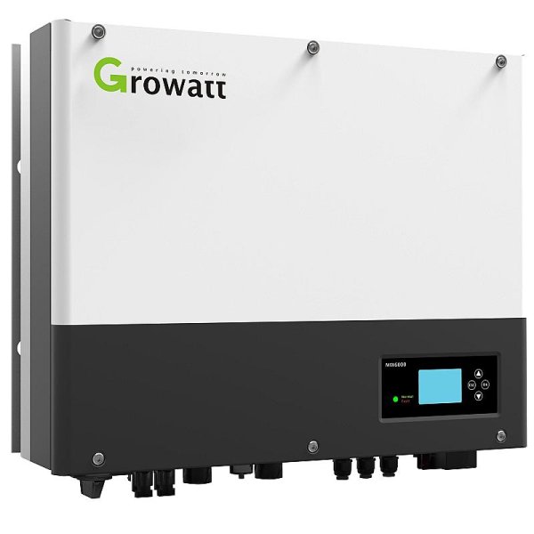 Гибридный солнечный инвертор 5 кВт Growatt SPH5000 фото